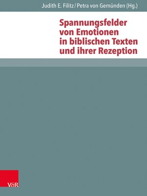 cover image of Spannungsfelder von Emotionen in biblischen Texten und ihrer Rezeption